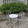 Thanh lý bộ bàn 2 ghế mỹ nghệ sắt ngoài trời mới 95%