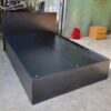 Thanh lý giường 1m4 x 2m màu đen mới 95%