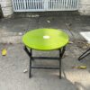 Thanh lý bàn cafe xếp tròn màu xanh giá rẻ