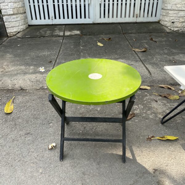 Thanh lý bàn cafe xếp tròn màu xanh giá rẻ