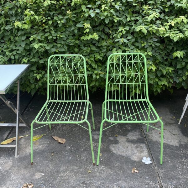 Thanh lý ghế cafe sắt ngoài trời giá rẻ ( 2 màu)