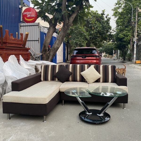 Thanh lý bộ sofa góc L hiệu chilai cao cấp mới 95%