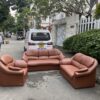 Thanh lý bộ sofa bành màu da bò cao cấp mới 95%