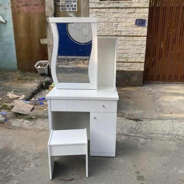 Bàn phấn cũ 80cm gỗ MDF cao cấp mới 90% BTD05