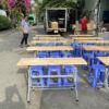Thanh lý bộ bàn ghế học sinh 3 người ngồi giá rẻ