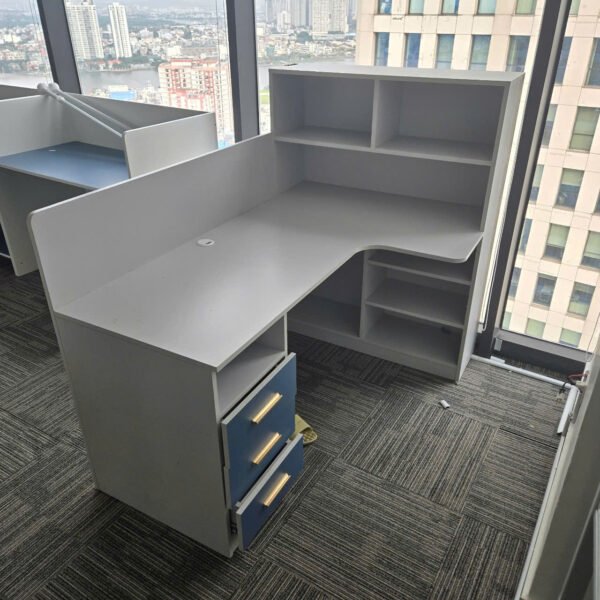 Thanh lý bàn quầy lễ tân chữ L giá rẻ