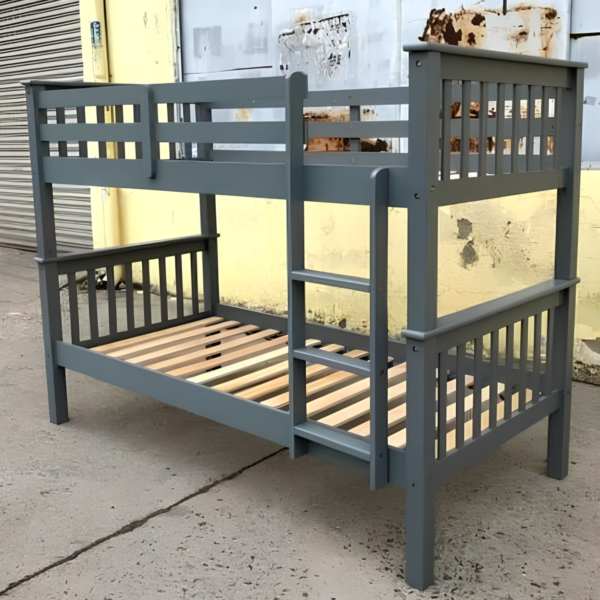 Giường gỗ 2 tầng hiện đại thiết kế tiện lợi