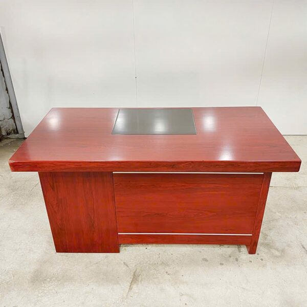 Bàn giám đốc gỗ MDF màu nâu sang trọng