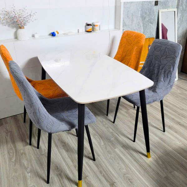 Thanh lý Bộ bàn ăn 4 ghế mặt đá Ceramic cao cấp