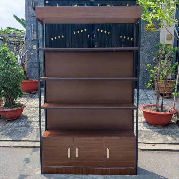 Thanh lý Kệ sách, kệ trưng bày gỗ MDF như mới