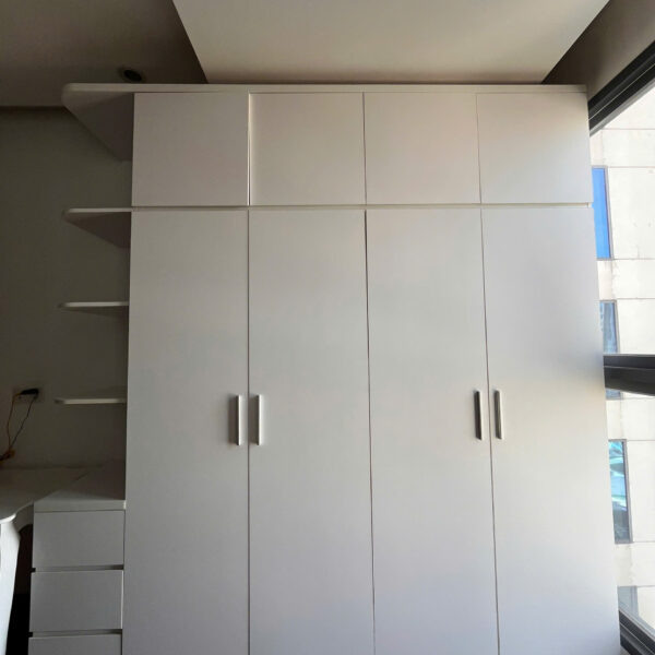 Thanh lý tủ quần áo cũ 4 cánh 1m6 giá rẻ mới 98%