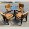 Bộ bàn ghế sofa cafe khung sắt cao cấp