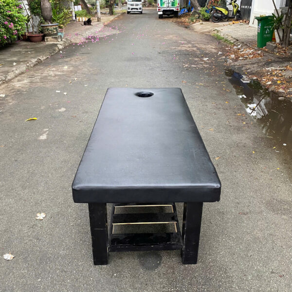 Thanh lý Giường massage spa chân gỗ 80cmx2m