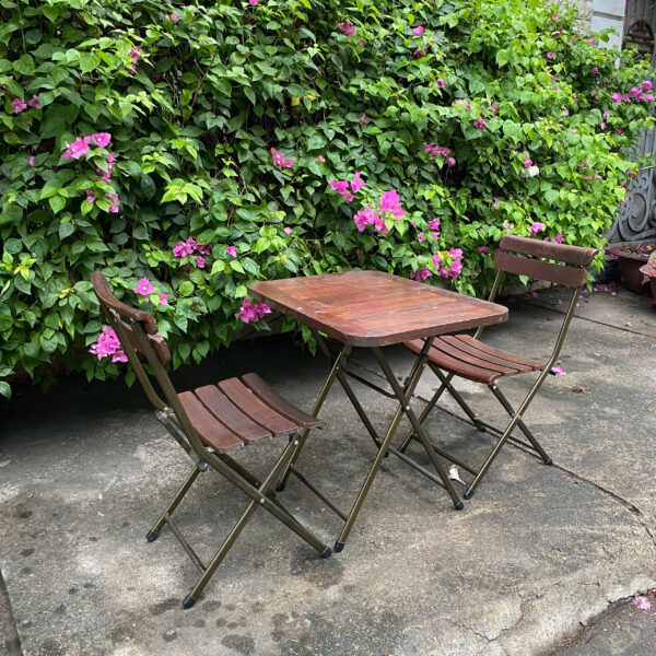 Bàn ghế cafe Fansipan gấp gọn thanh lý