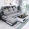 Bộ ghế sofa vải chữ L cao cấp