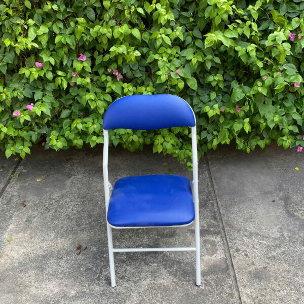 Ghế xếp xanh văn phòng chân sắt sơn tĩnh điện