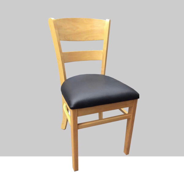 Ghế cabin gỗ tự nhiên mặt nệm cao cấp