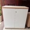 Tủ hồ sơ thấp 2 cánh cũ gỗ MDF 80cmx85cm