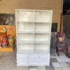 Tủ kệ trưng bày MDF trắng 1m2x2m mới 100%