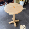 Bàn tròn cafe gỗ dày thanh lý giá rẻ