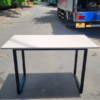Bàn làm việc chân sắt 1m2 giá rẻ như mới
