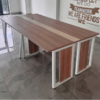 Bàn họp Hòa Phát 1m2x2m4 chân sắt như mới