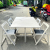Bàn ăn thông minh 4 ghế gấp gọn thanh lý
