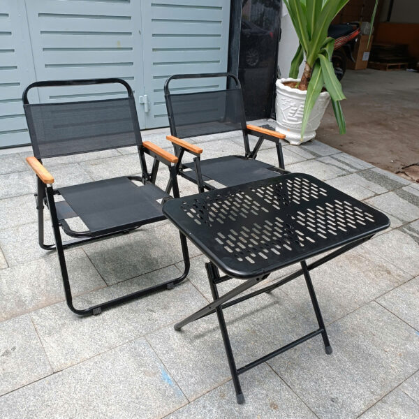 Thanh lý bộ bàn ghế cafe xếp gọn tồn kho