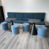 Bộ ghế sofa phòng khách bọc vải thanh lý