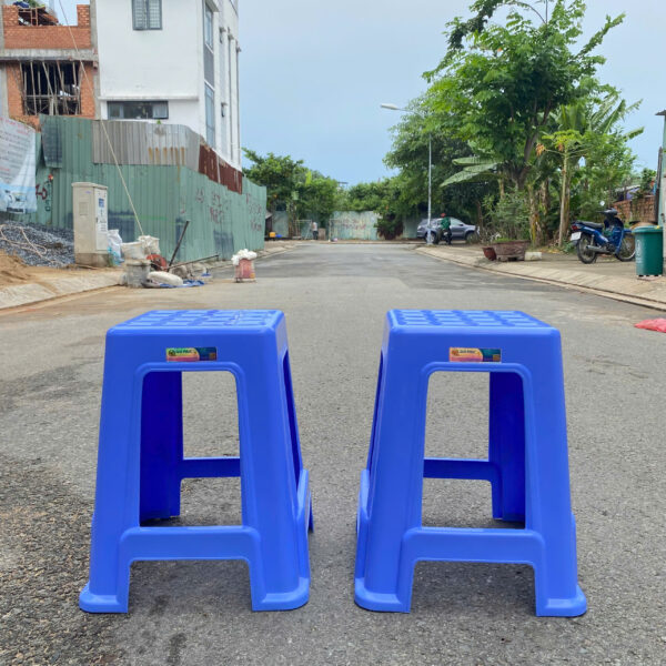 Thanh lý ghế nhựa Qui Phúc cao màu xanh giá rẻ