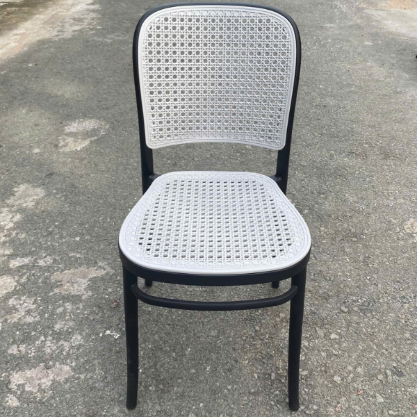 Ghế Thonet cafe nhựa đúc giả mây đan hiện đại giá tốt