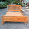 Thanh lý giường gỗ sồi mỹ 1m4 giá rẻ