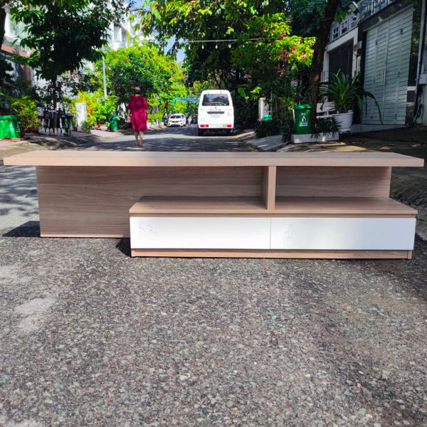 Kệ tivi phòng khách gỗ MDF 2mx50cm như mới