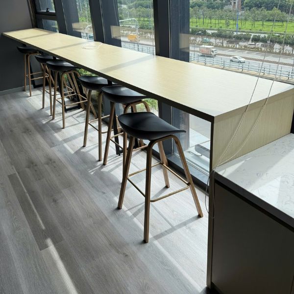 Thanh lý bàn bar gỗ MDF 5m1x60cm còn mới