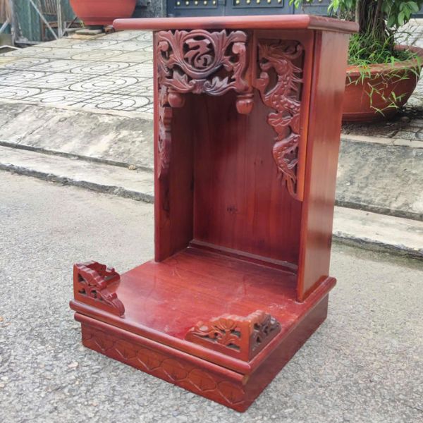 Bàn thờ Thần Tài Thổ Địa gỗ tự nhiên mới 90% giá rẻ