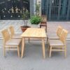 Bộ bàn ăn gỗ tự nhiên 4 ghế đẹp giá rẻ