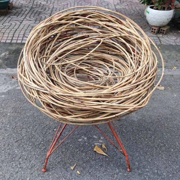 Ghế bành Zigna hình tổ chim độc đáo mới 90%