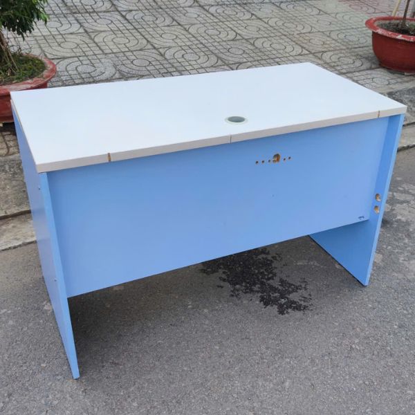 Thanh lý bàn làm việc gỗ công nghiệp 1m2 cũ đẹp
