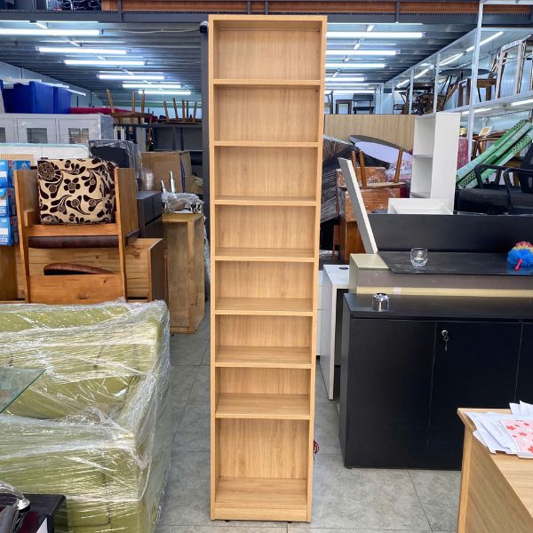 Thanh lý kệ sách gỗ công nghiệp MDF full led