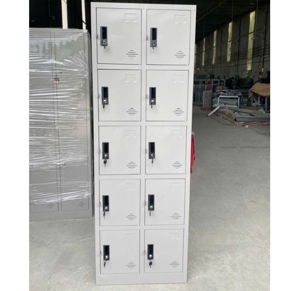 Tủ locker sắt 10 ngăn mới 100%